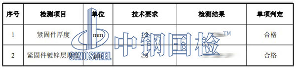 鋼絲繩檢測(cè)項(xiàng)目結(jié)果